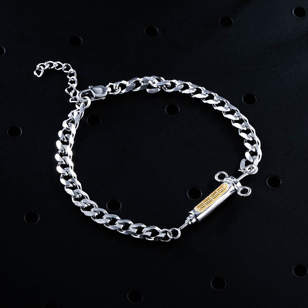 Hip Hop Syringe Bracelet Personality All Match Men And Women Fashion Titanium Steel