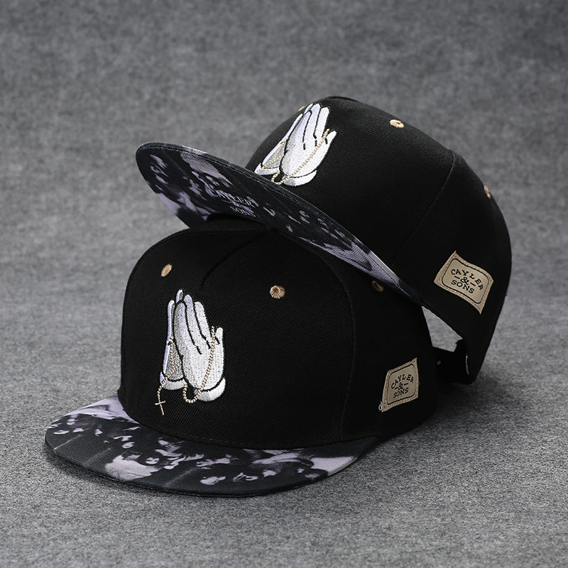 Flat eaves men's hip hop hat