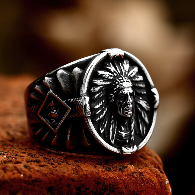 Stainless Steel Hip Hop Ring