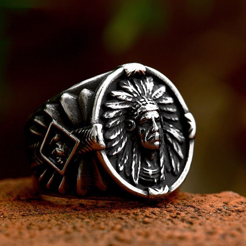Stainless Steel Hip Hop Ring