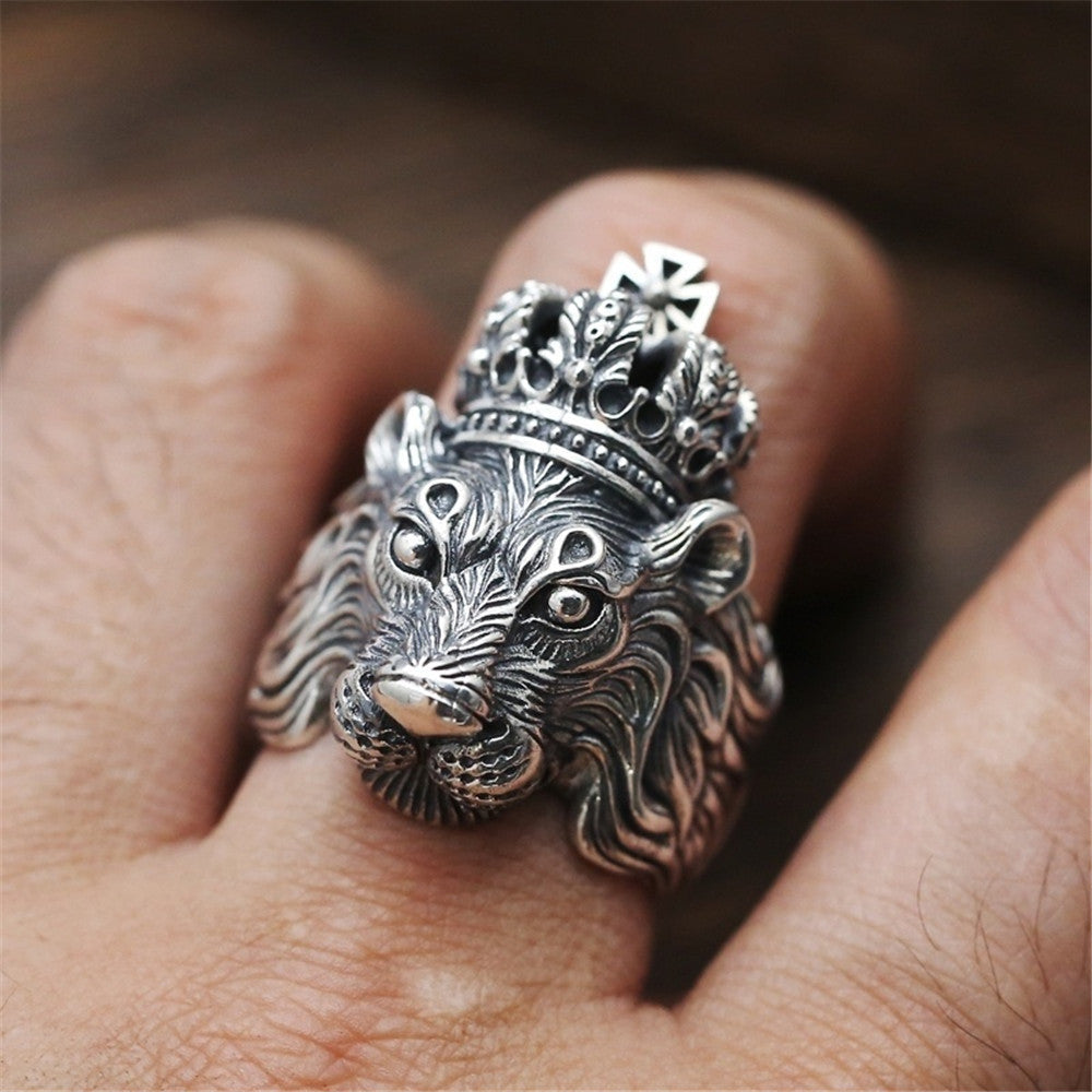 Men's Hip Hop Style Trendy Retro Temperament Ring
