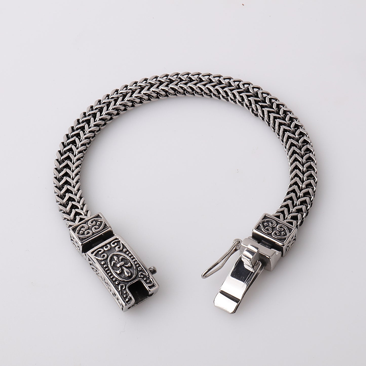 Men's Personality Double Row Hip Hop Bracelet