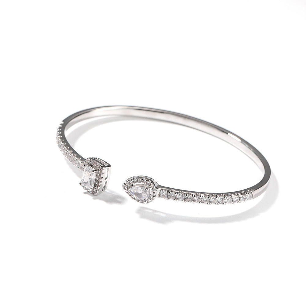 Women's Retro Hip-hop Zircon Bracelet