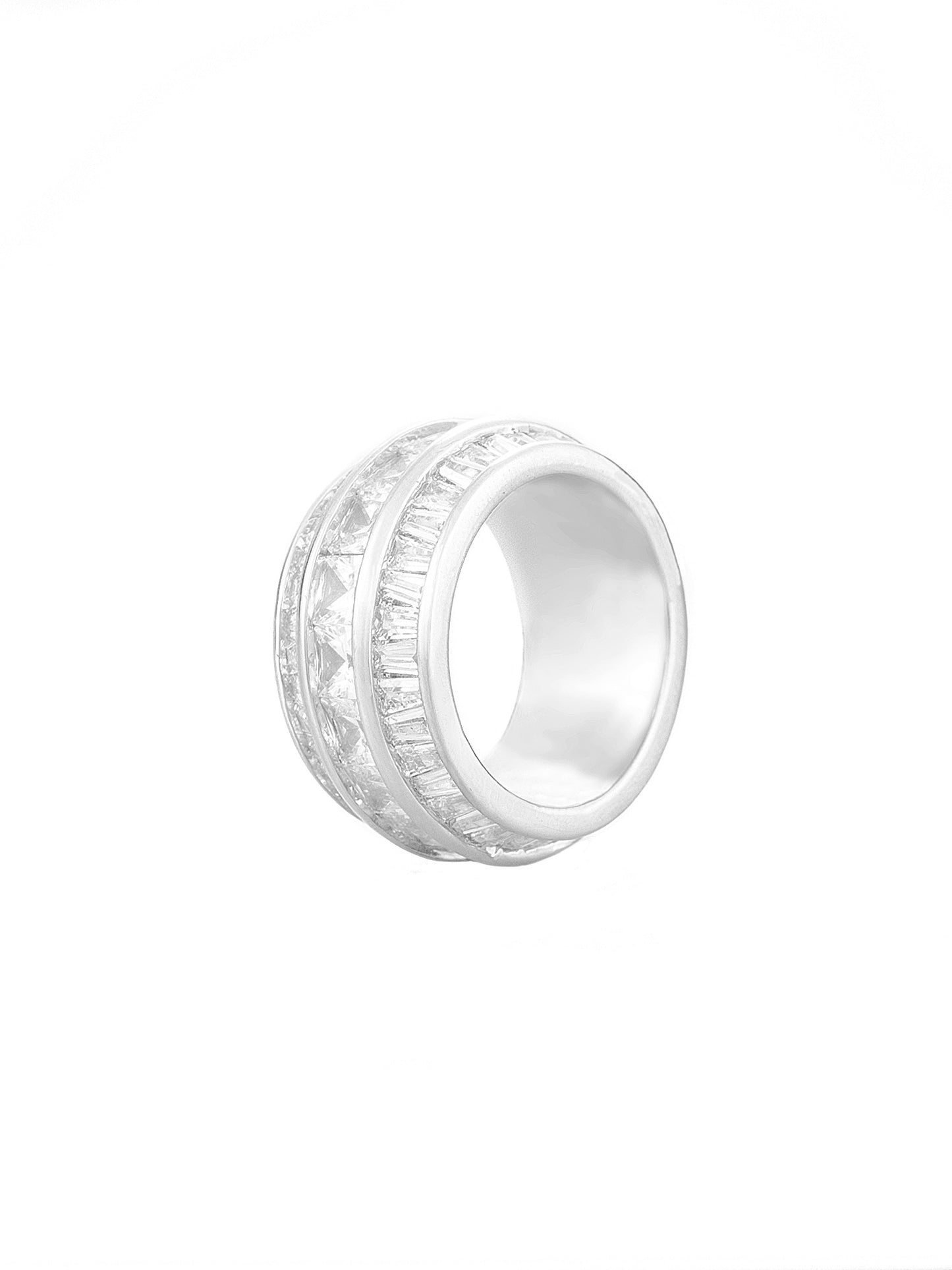 Men's Hip-hop Ladder Full Diamond Ring