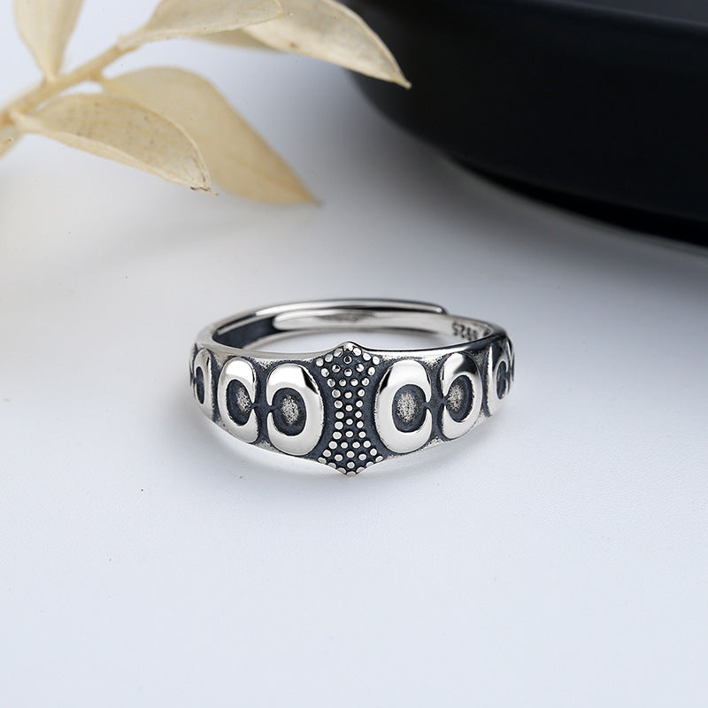 Creative Hip Hop Punk Thai Silver Index Ring