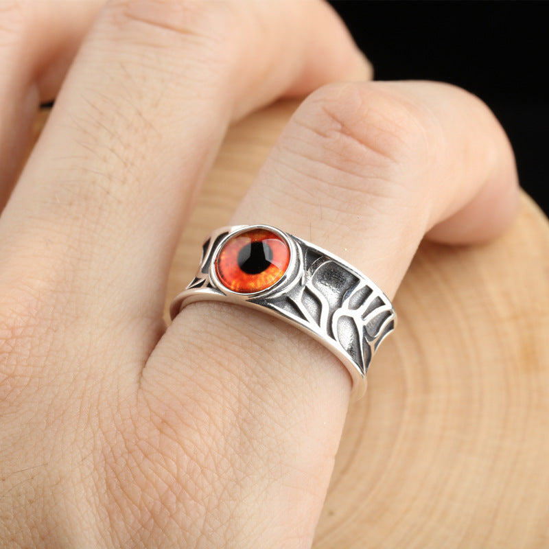 S925 Sterling Silver Adjustable Hip Hop Ring
