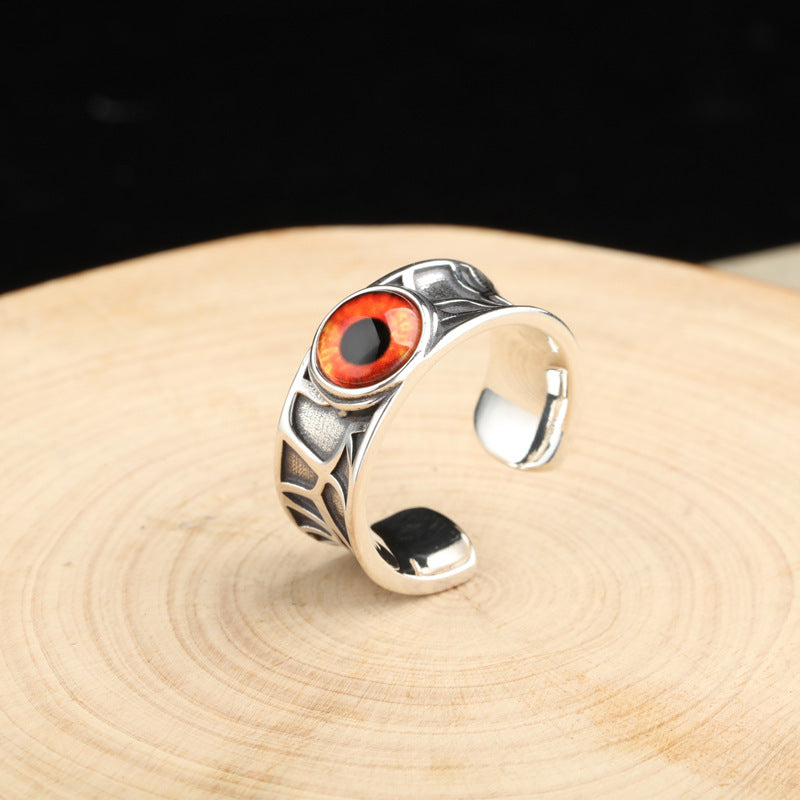 S925 Sterling Silver Adjustable Hip Hop Ring