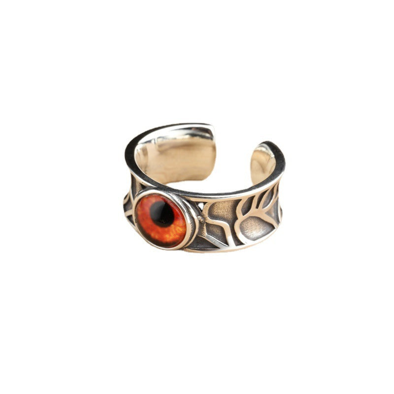 S925 Sterling Silver Adjustable Hip Hop Ring