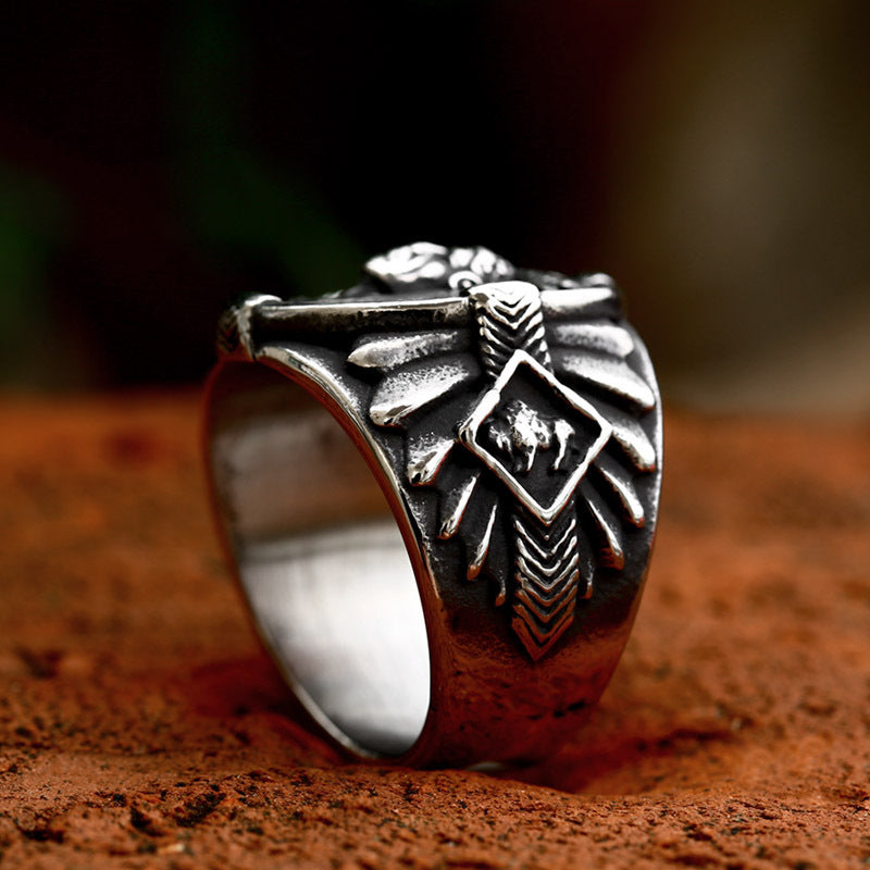 Stainless Steel Hip Hop Ring