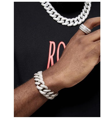 Men's Hip-hop Ladder Full Diamond Ring