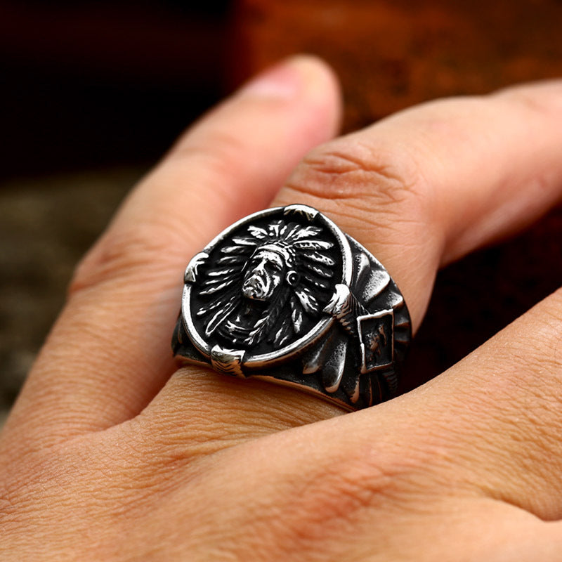 Stainless Steel Hip Hop Ring