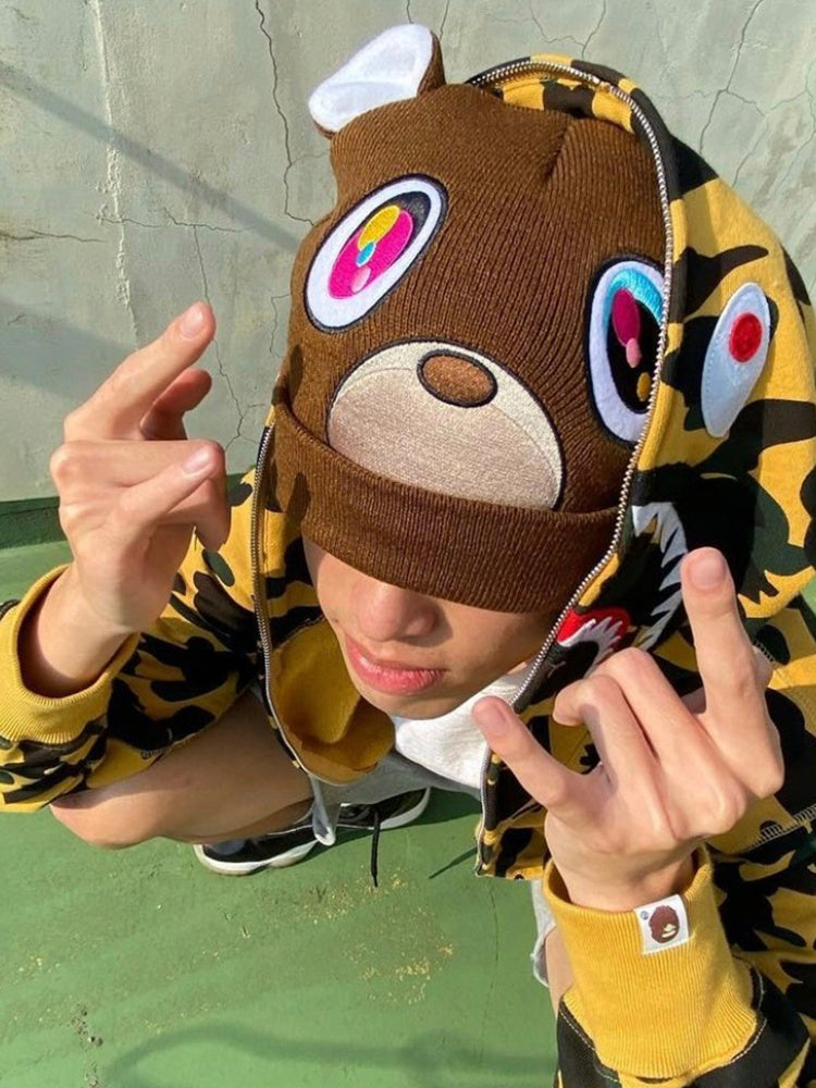 Bear Men And Women Winter Ears Cold Hip Hop Casual