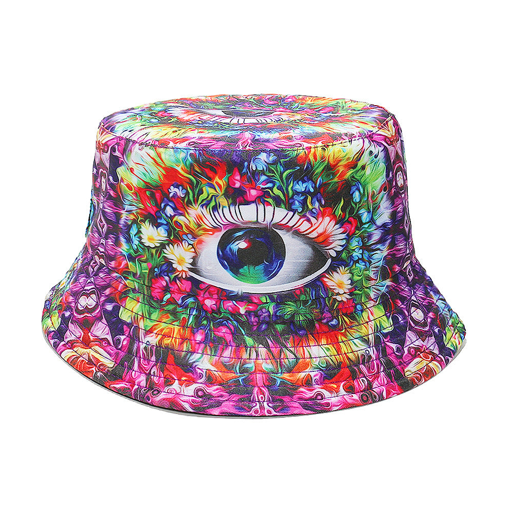 New Personalized Hip Hop Beach Traveling-cap Three-dimensional Eyes Fisherman Hat